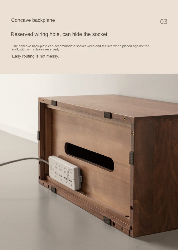Black Walnut Solid Wood Free Combination Multifunctional Bookcase.