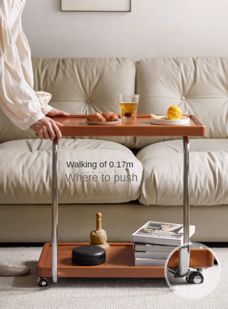 Beech, Ash, Oak, Cherry, Poplar Solid Wood C-type Side Table Modern