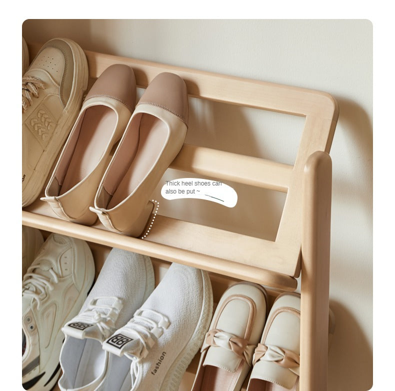 Birch, Beech Solid Wood Multi-Layer Ultra-Thin Shoe Racks