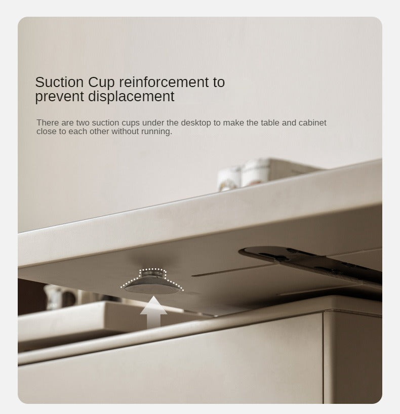 Poplar, Oak Solid Wood Telescopic Vanity Table Three Drawers.