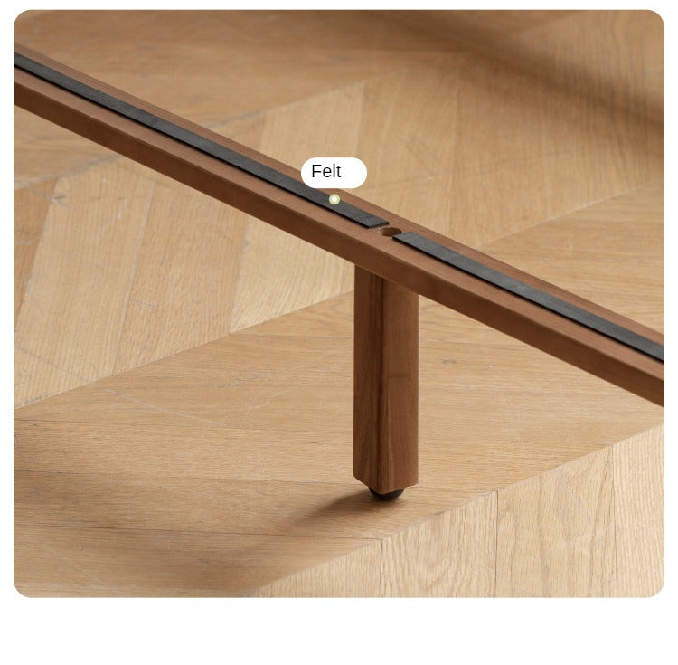 Black Walnut Solid Wood Top Layer Cowhide