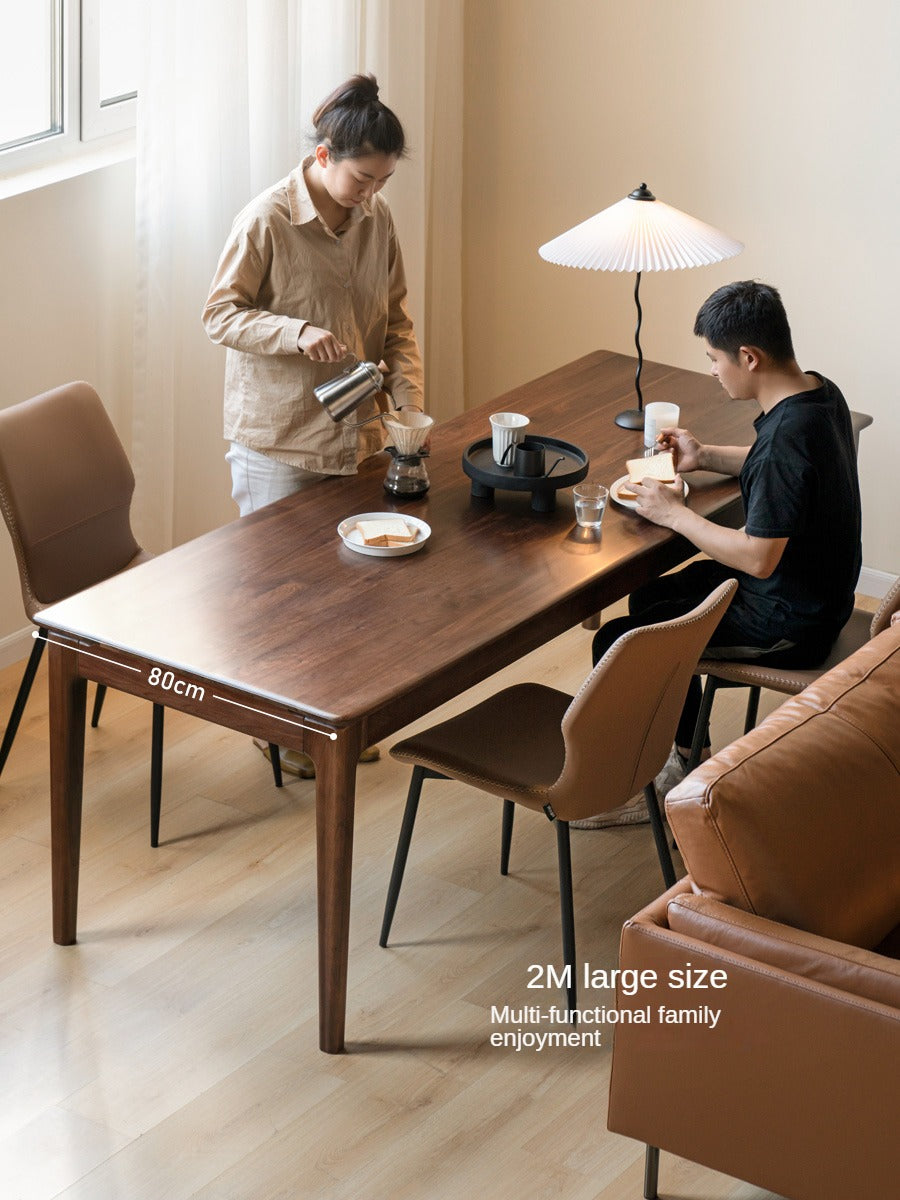 Black Walnut, Ash, Oak, Sandalwood Solid Wood Office Desk, Long Table