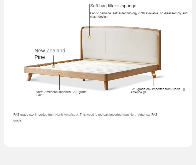 Teak, Black Walnut, Oak Solid Wood First Layer Yellow Cowhide Leather,Technical Cloth