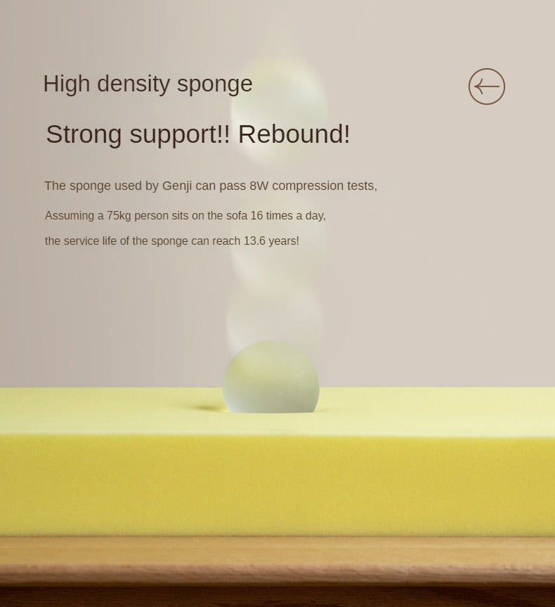 Leather Straight White Italian Sofa.