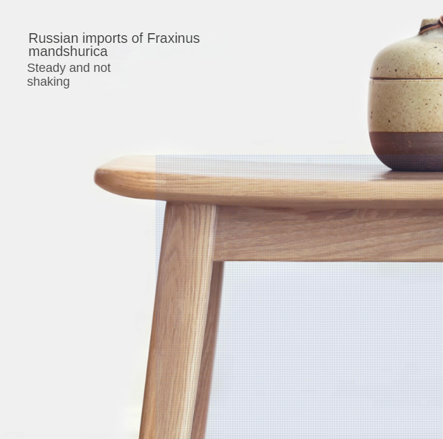 Ash, Oak Solid Wood Modern Makeup Stool