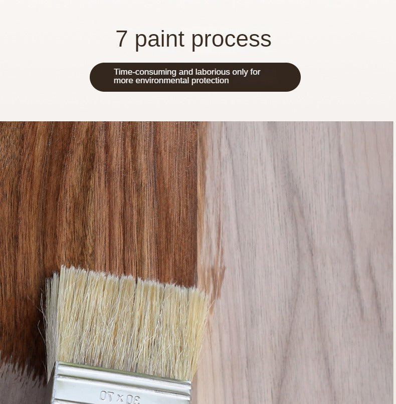 Black Walnut, Walnut Tree Solid Wood Retractable Dressing Table.