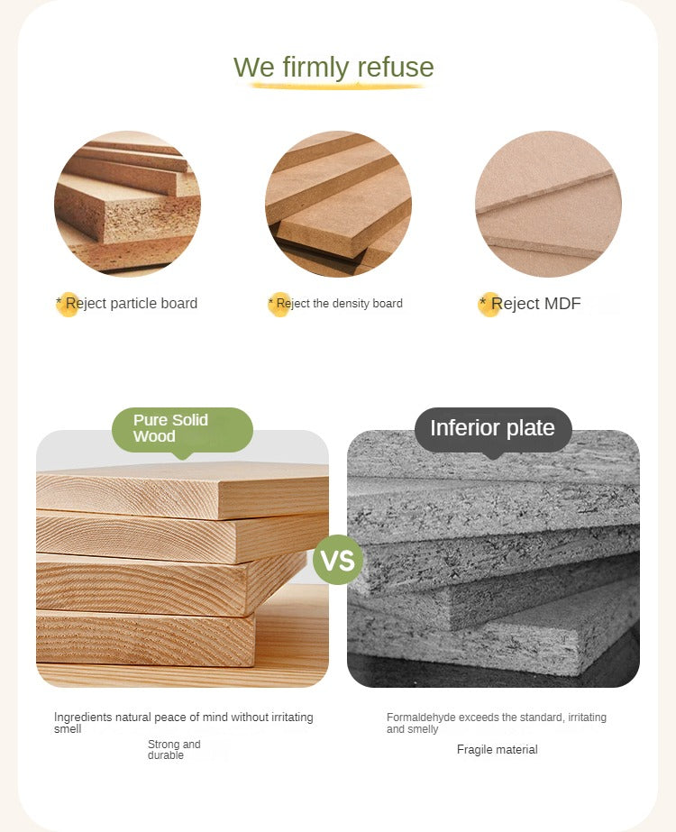 Beech solid wood Children's Soft Bed<