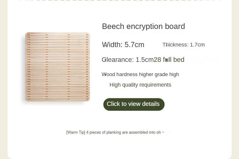Cherry Solid Wood Suspended Leather Soft Bed Light Luxury.