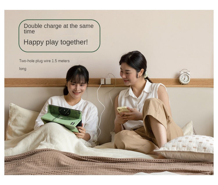 Oak Solid Wood Technology Cloth Modern and Simple Bed