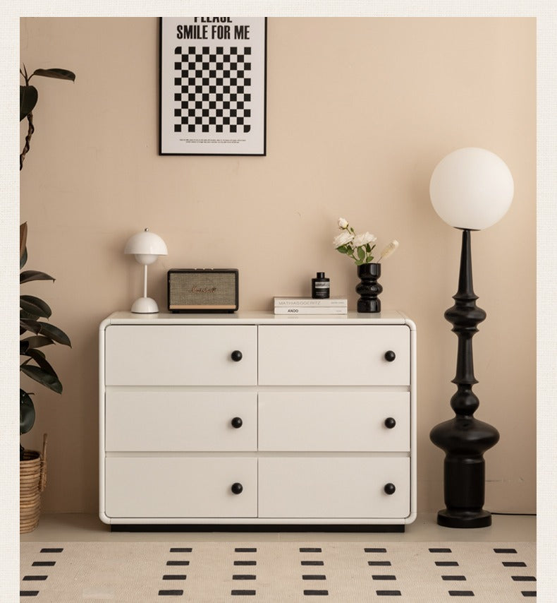 Solid Rubberwood Cream Style Dressing Table.