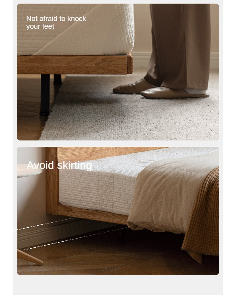 Rubber wood, Oak Solid Wood Suspended Bed