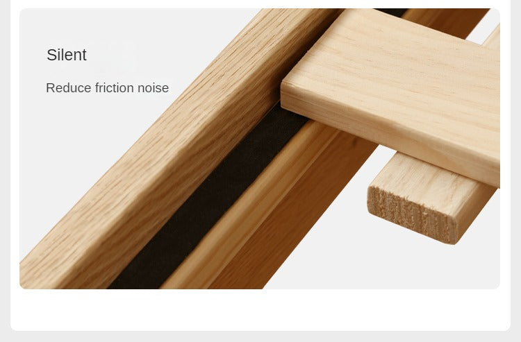 Oak, Rubberwood Solid Wood Bed - SPECIAL PRICE
