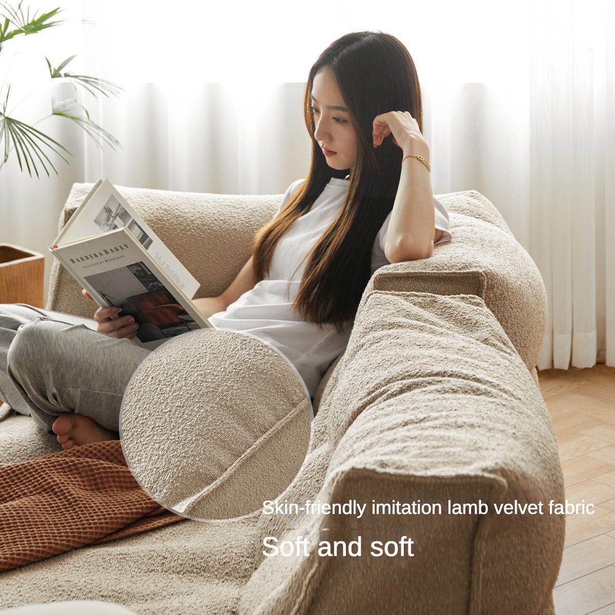 Lamb Combination Module Sofa.