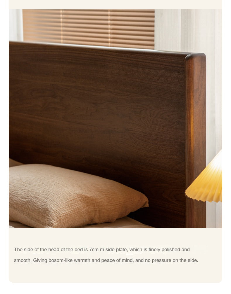 Ash, North American Black Walnut High Head Bed