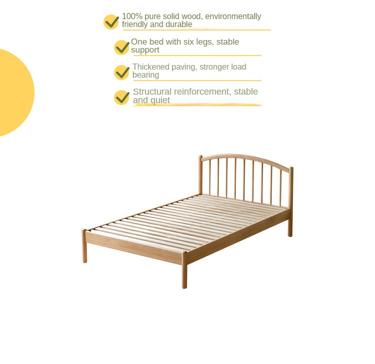 Beech Solid Wood Children's Bed<