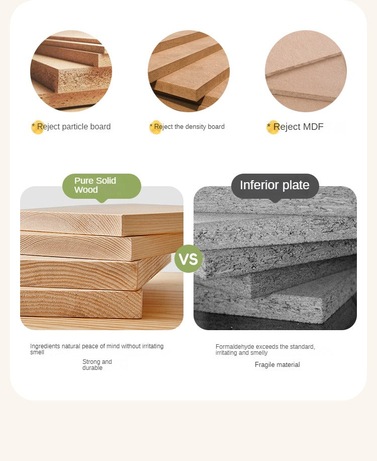 Beech Solid Wood Children's Bed<