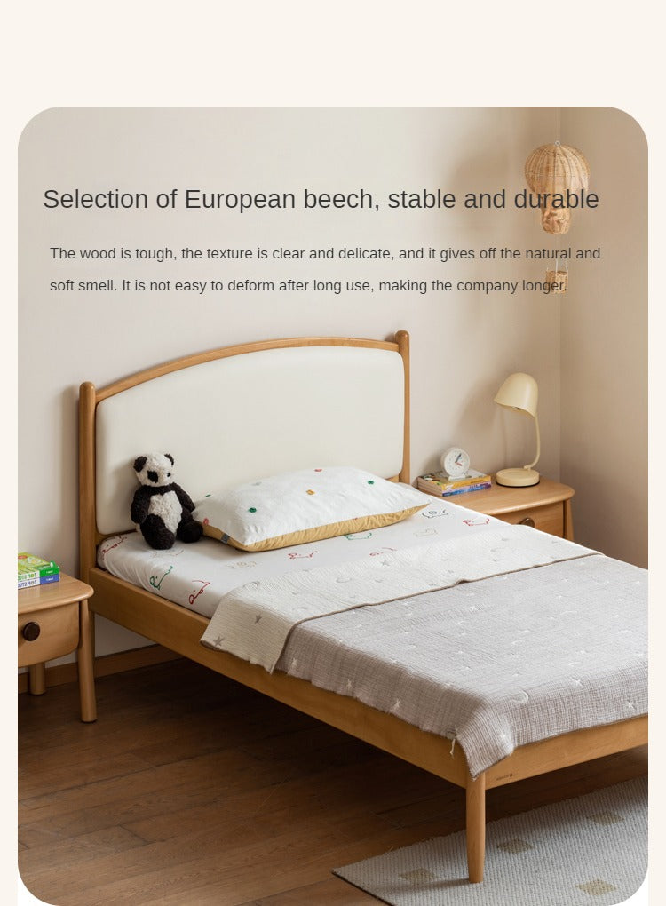 Beech solid wood Children's Soft Bed<