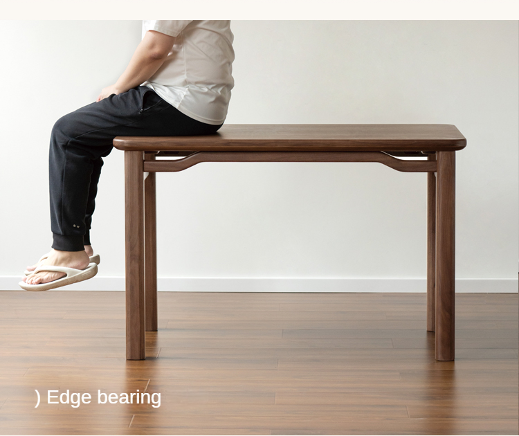 Black Walnut, Ash Solid Wood Style Tea Table.