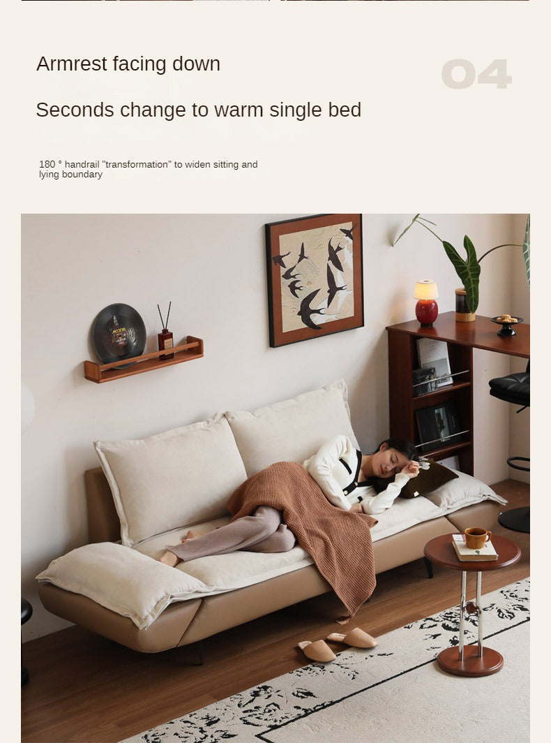 Fabric Straight Sofa Modern Simple,