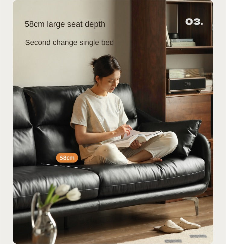 Living room furniture set First layer cowhide sofa living room middle-aged style