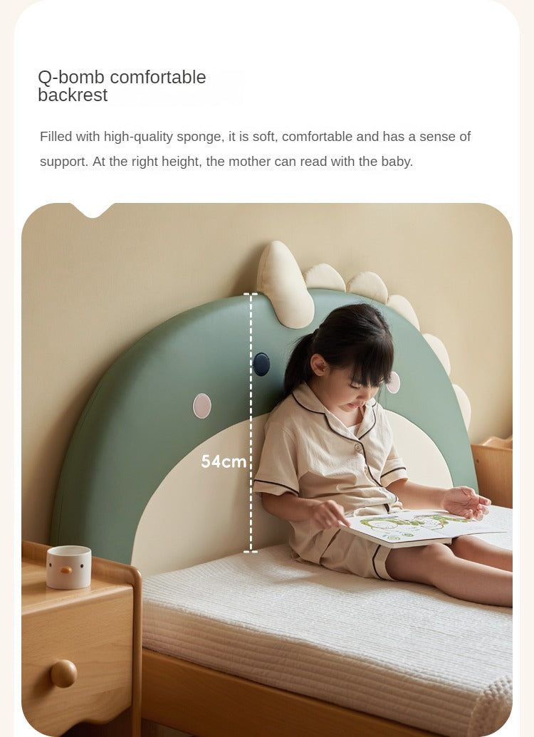 Organic Leather Children's Dinosaur Bed Cartoon Bed<