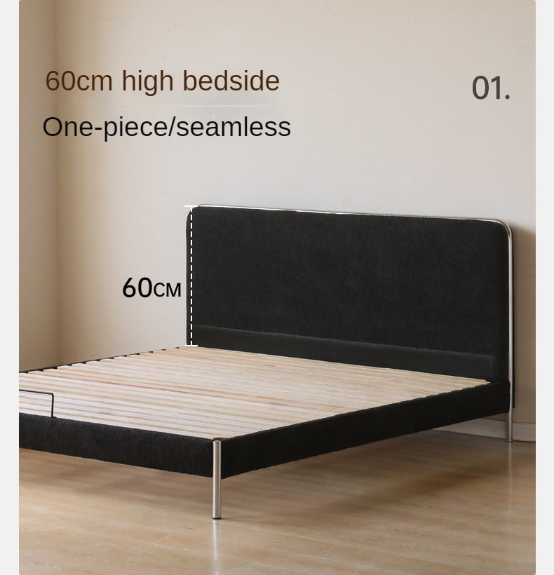 Fabric Bed Bauhaus Style Soft Bed