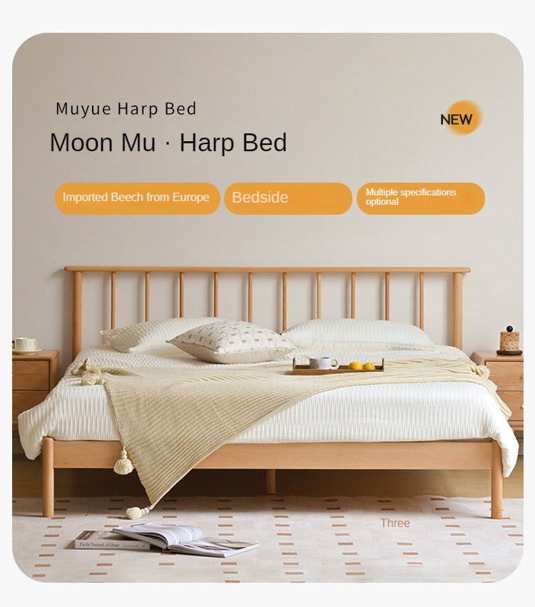 European Beech Solid Wood Windsor Bed