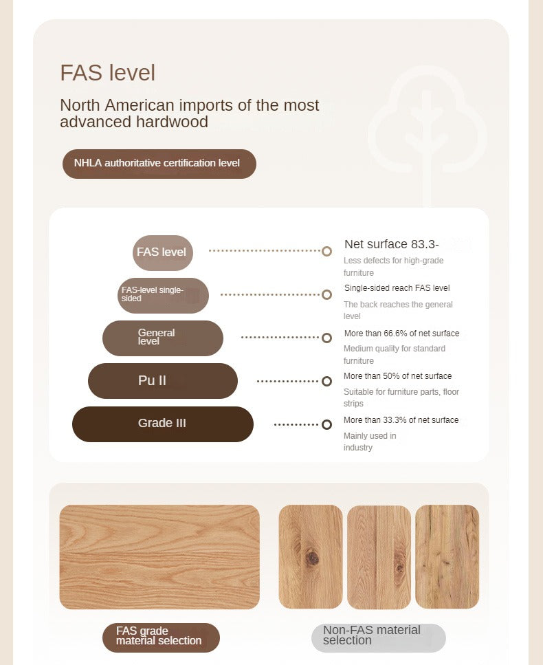 Ash solid Wood Modern Straight Sofa.