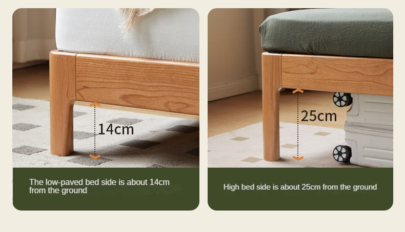 Cherry solid wood bed - SPECIAL PRICE