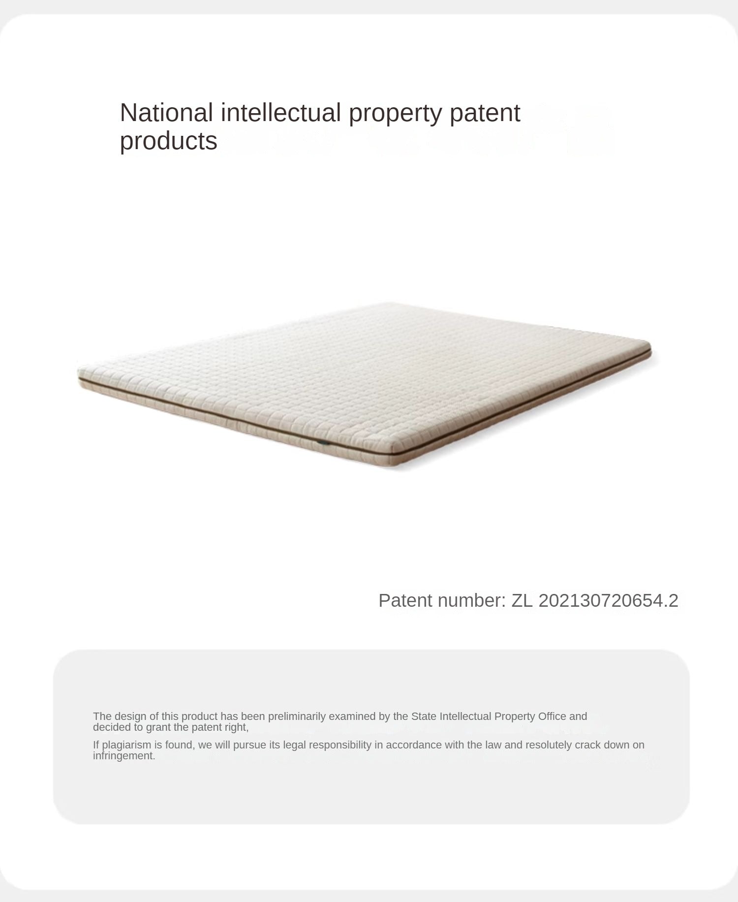 Natural jute Latex Mattress, No-Glue, Antibacterial, Anti-Mite, Hard Hemp Pad 12cm, 10cm, 8cm