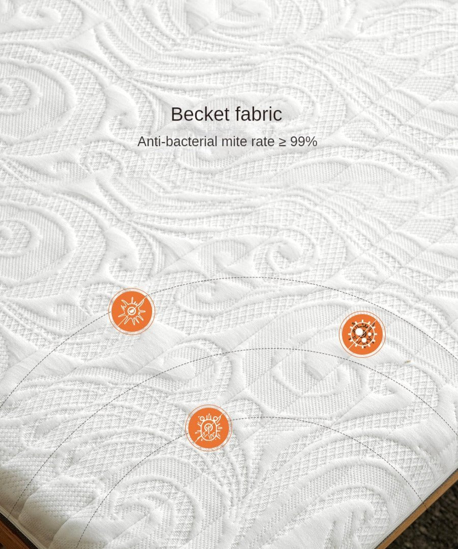 Zero-Glue Natural Coconut Fiber Eco-Friendly Double Mattress, Thin and Firm with Spinal Support 12cm, 8cm, 6cm