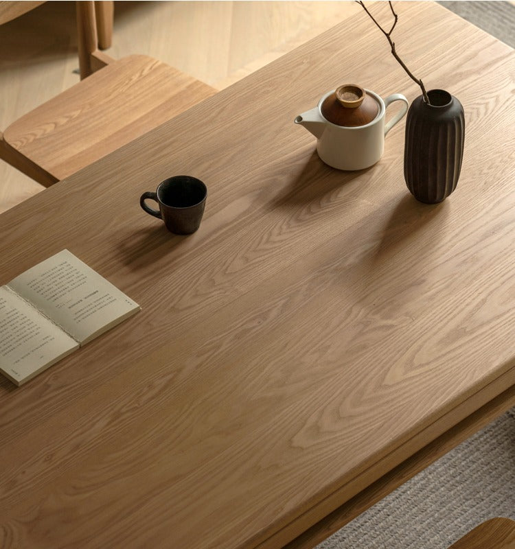 Ash Solid Wood Modern Dining Table