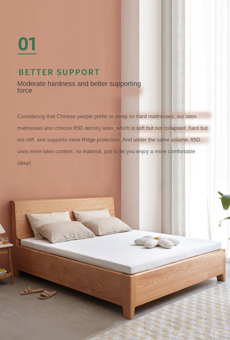 Thai Latex Zero-Glue Mattress Antibacterial and Anti-Mite Soft Mattress 7.5CM, 5CM