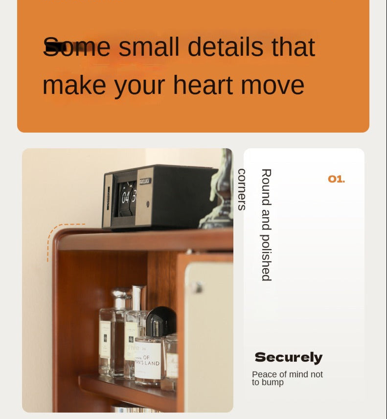 Poplar Solid Wood Retro Vanity Table.