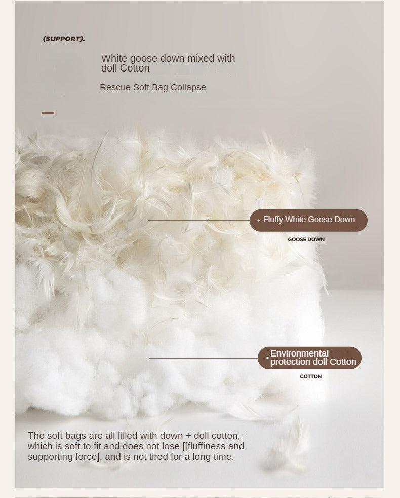 Fabric Straight Sofa Modern Simple,