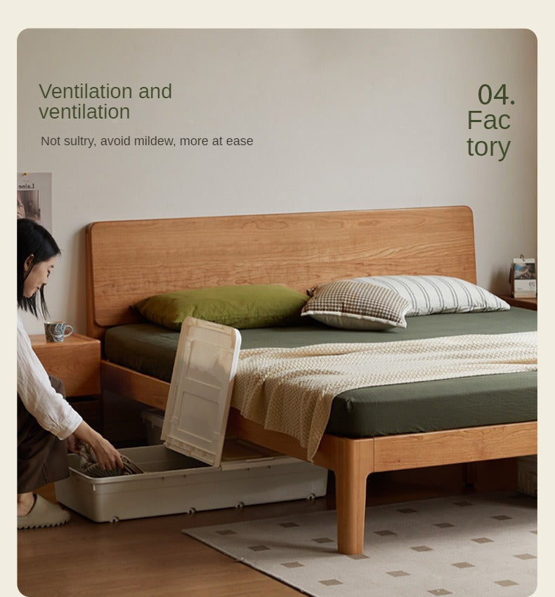 Cherry solid wood bed - SPECIAL PRICE