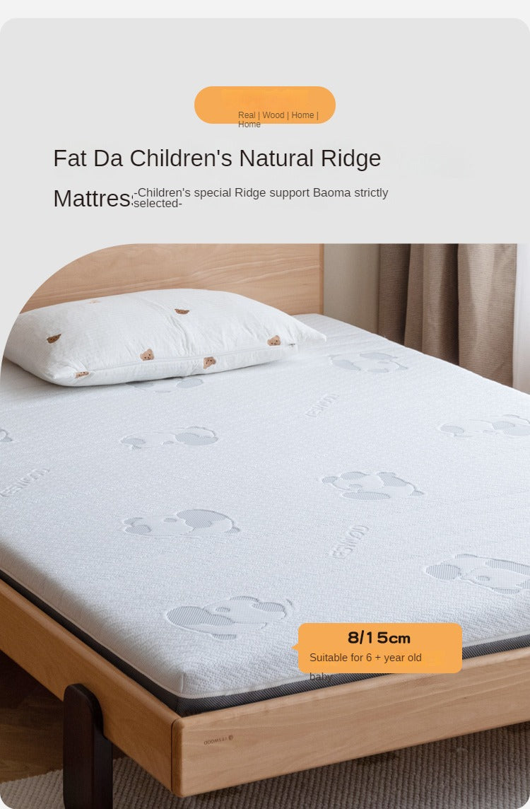 Eco-Friendly Children's Mattress Zero-Glue Firm Mattress with Natural Jute, Coconut Fiber, and Spring Support 15cm, 8 cm