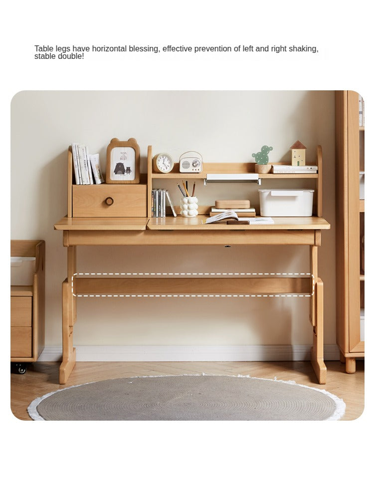 Beech Solid Wood Children's Study Table.