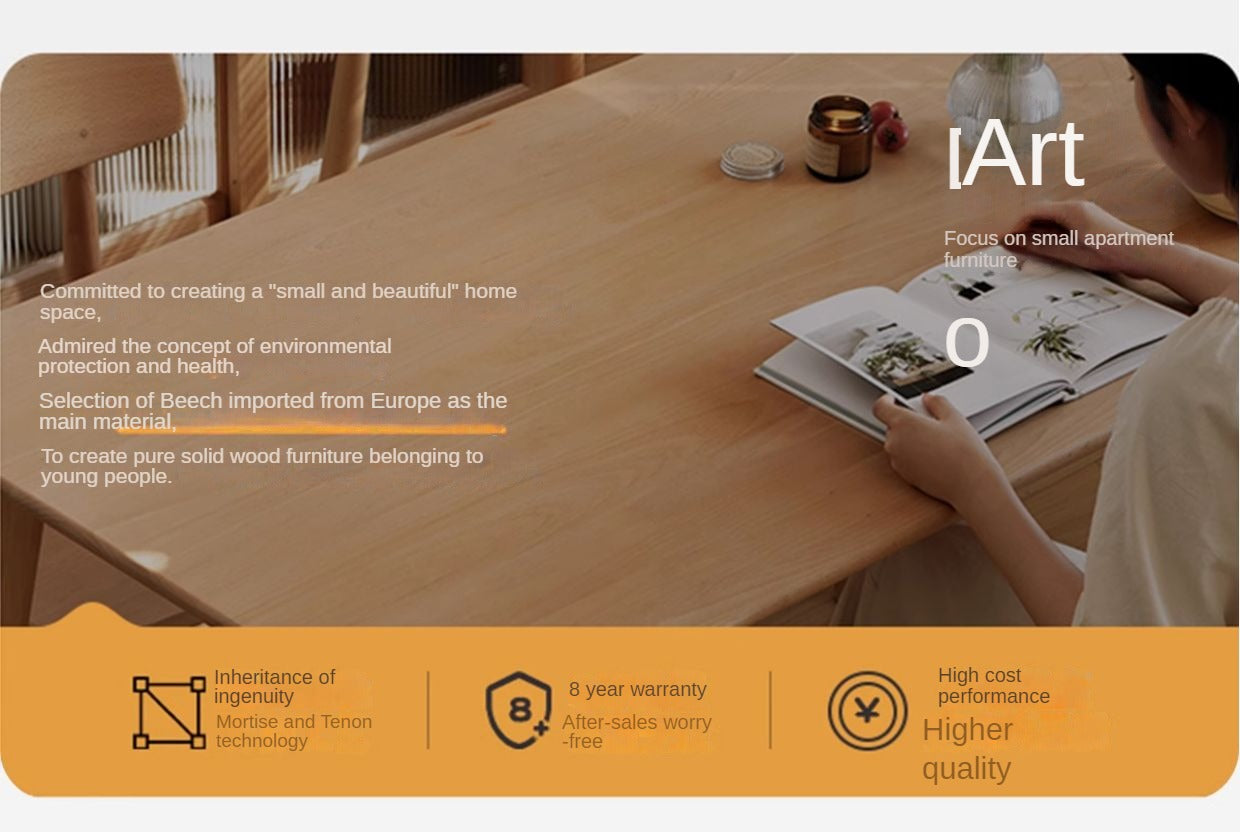 European Beech Solid Wood Bed