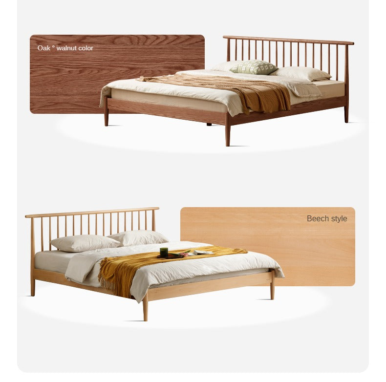 Oak, Beech Solid Wood Windsor Bed