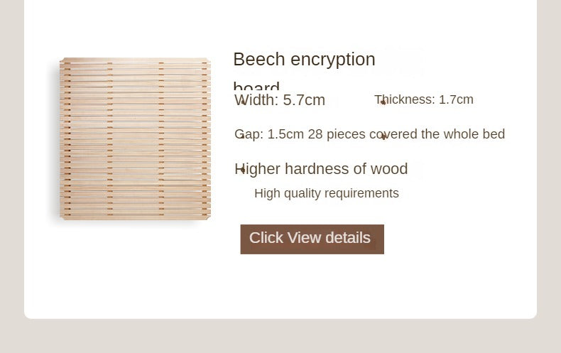 Black Walnut, Sandalwood Solid Wood Leather,Technology Cloth Bed