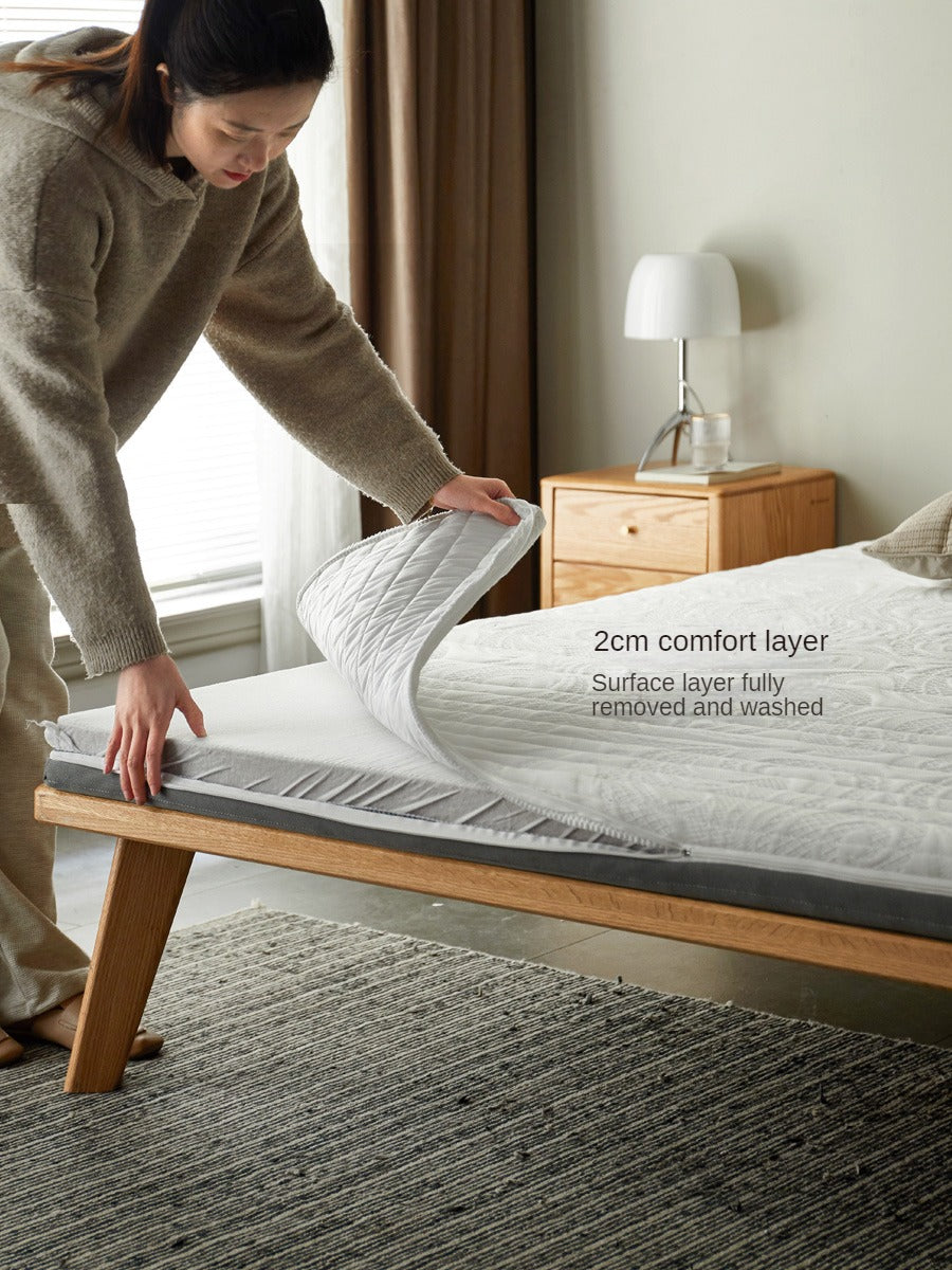 Zero-Glue Natural Coconut Fiber Eco-Friendly Double Mattress, Thin and Firm with Spinal Support 12cm, 8cm, 6cm