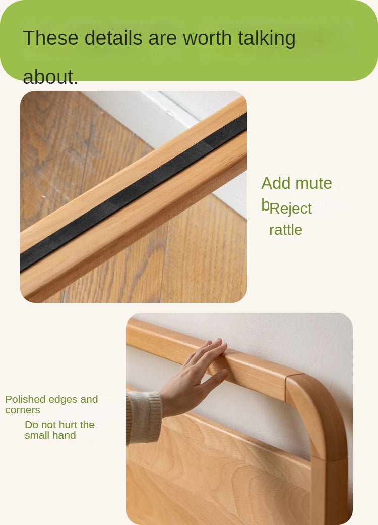 Beech solid wood kids bed