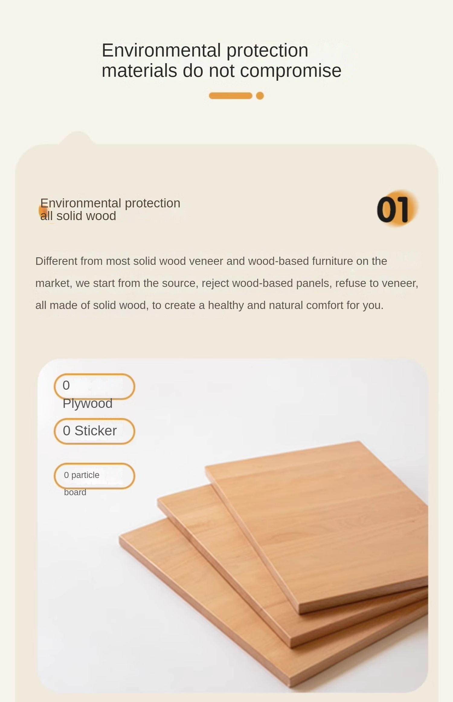 European Beech Solid Wood Bed