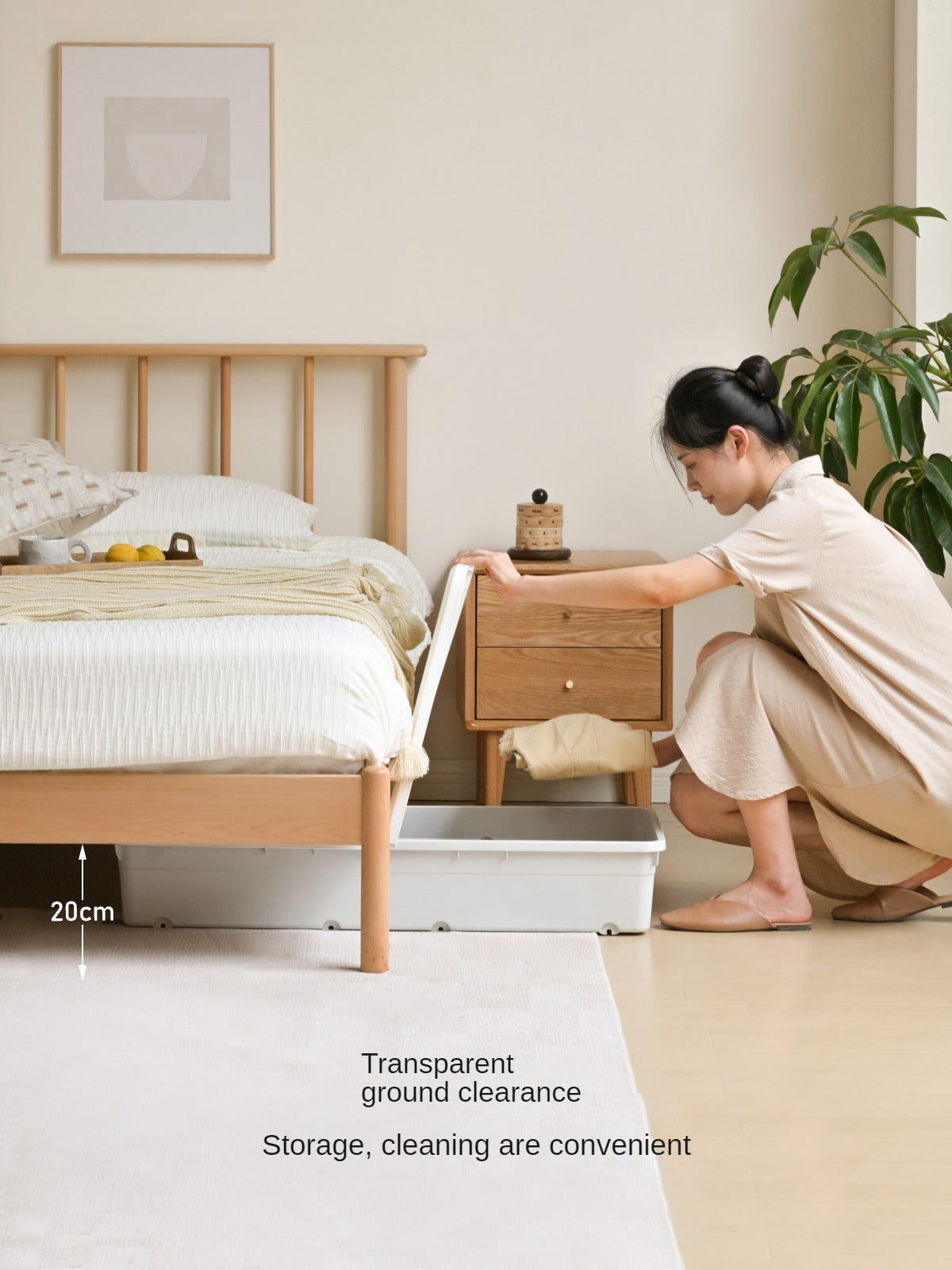 European Beech Solid Wood Windsor Bed