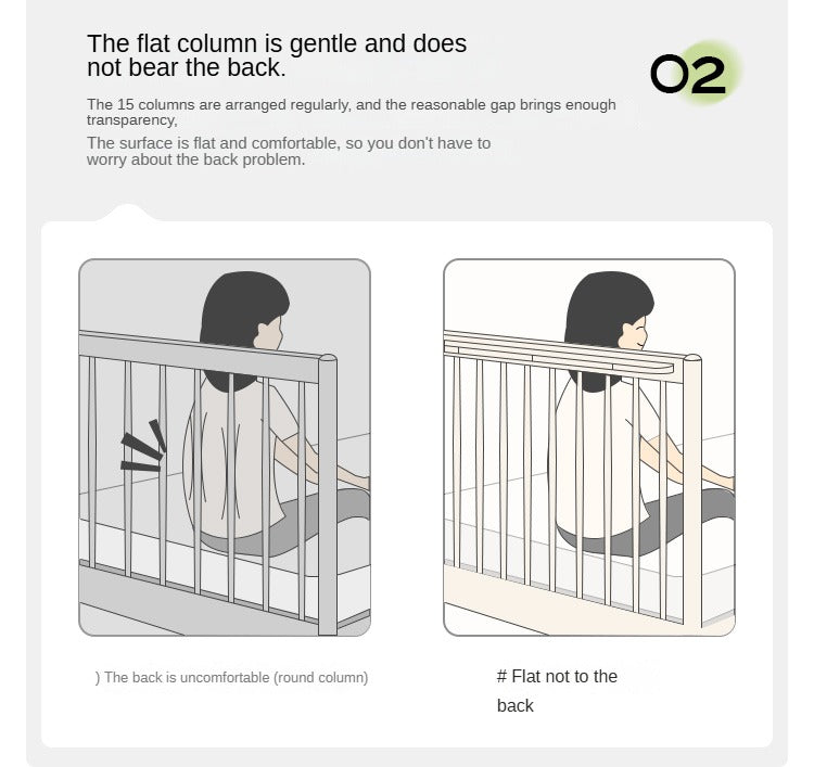 Poplar Solid Wood Cream Style Bed.