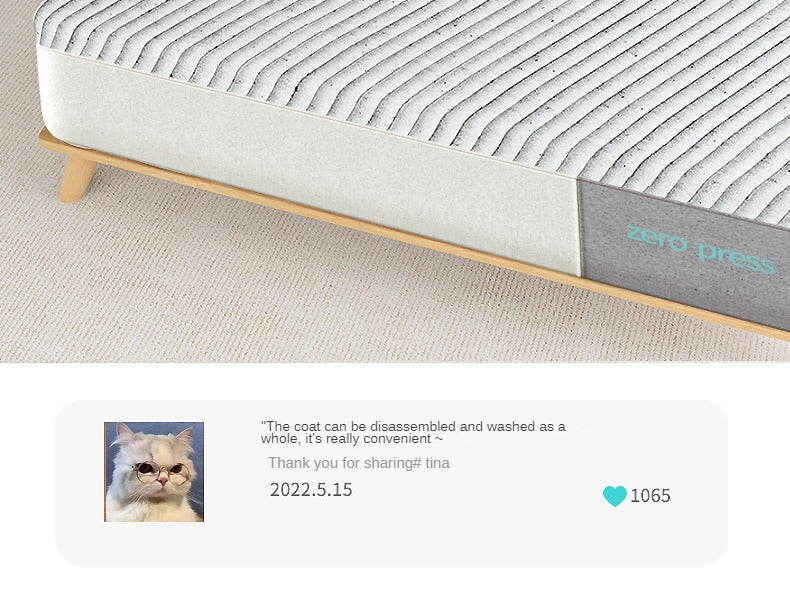 Zero press Double-Sided Mattress with Memory Foam and Pocket Springs 25cm,30cm