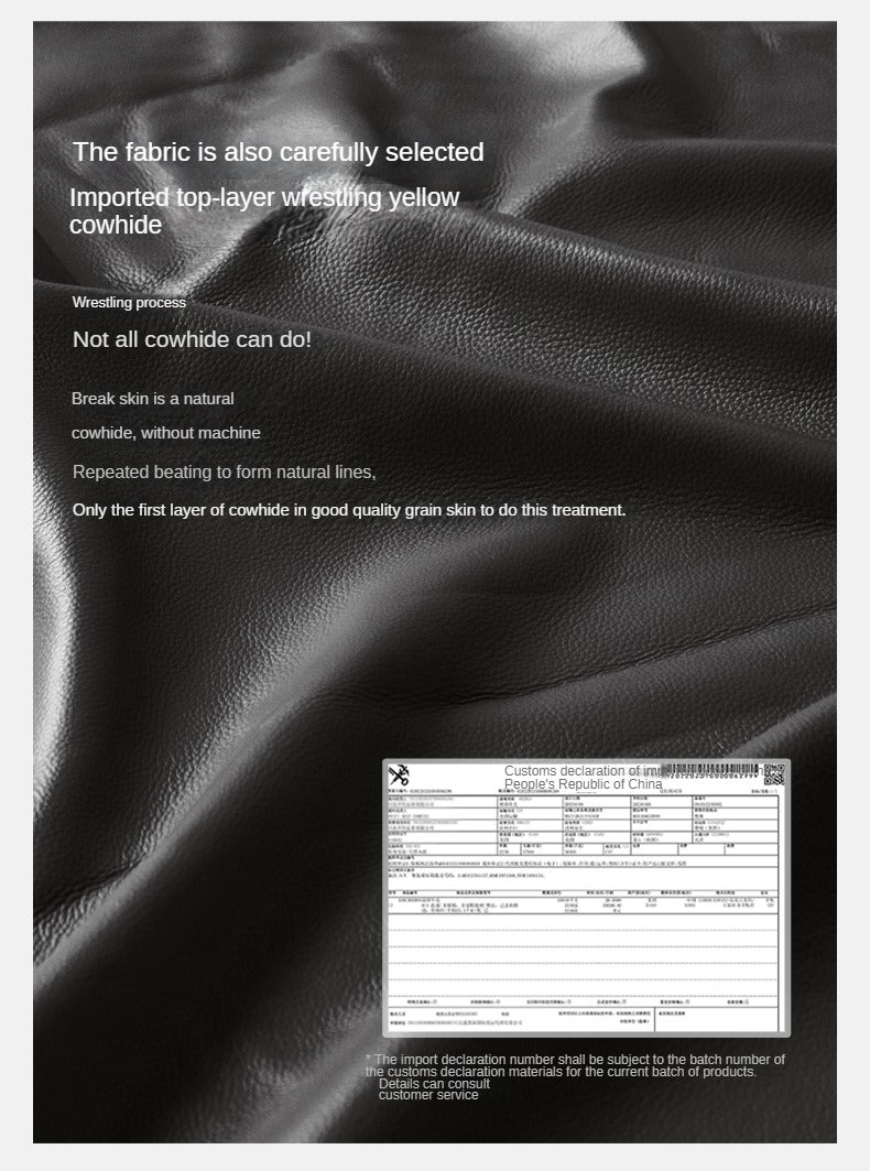 Black High-end Leather Suspension Bed