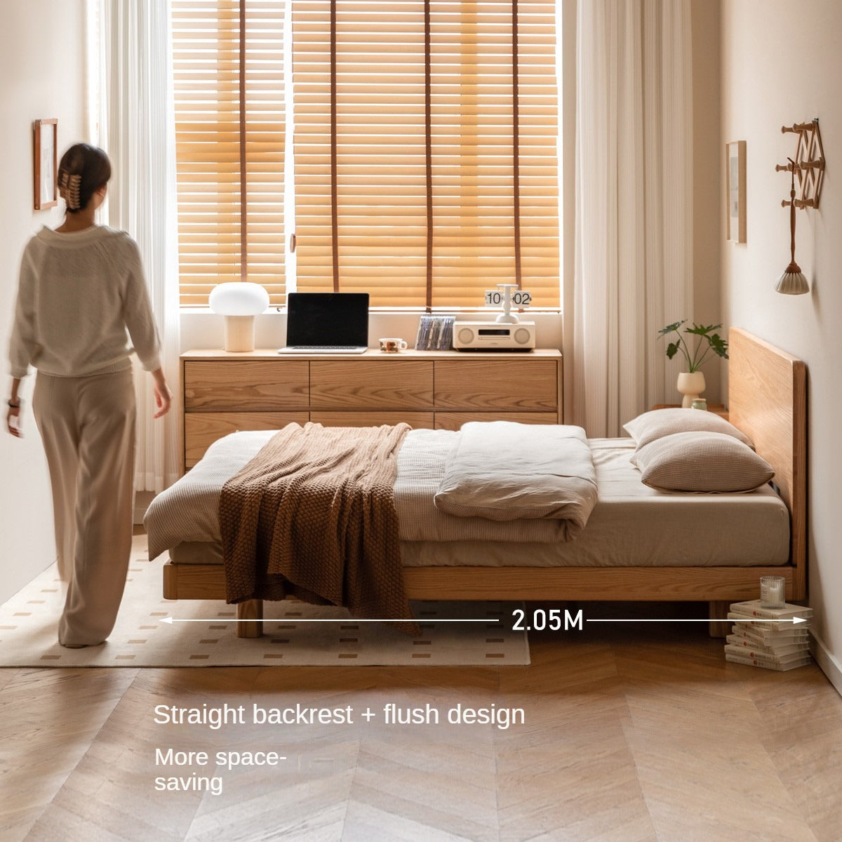 Ash,Beech,Oak Solid Wood Suspension Bed Large Board