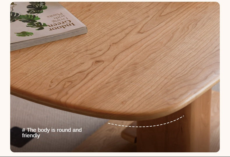 Cherry Solid Wood Dual-Purpose Modern Lift Coffee Table